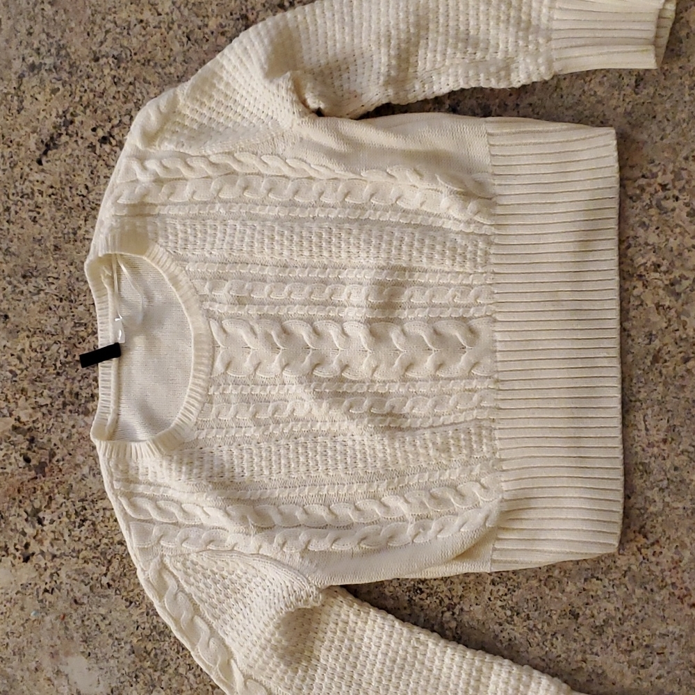 H&M sweater, white, size 2